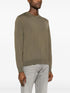 logo-plaque crew-neck jumper